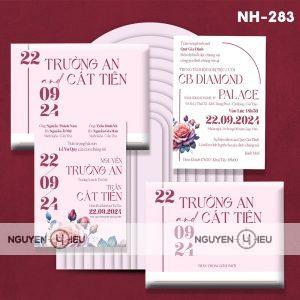 Thiệp cưới Hiếu Nguyễn thiết kế